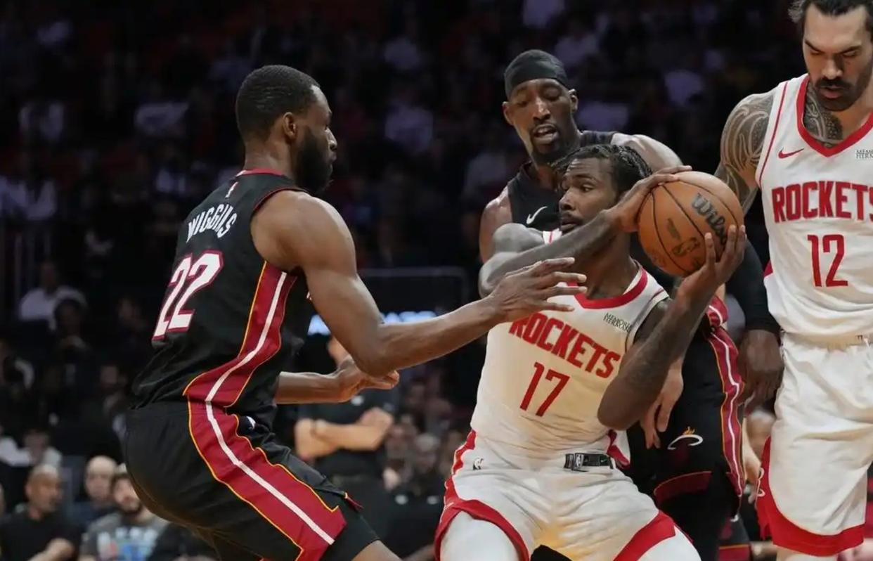 关于火箭胜热火，结束连败的信息